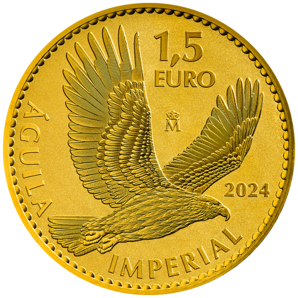 1 Unze (oz) Gold Kaiseradler 2024 Goldmünze Spanien