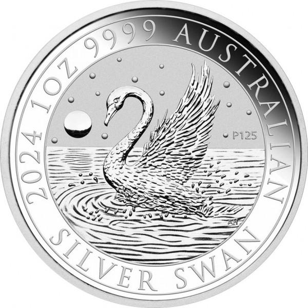 1 Unze (oz) Silber Australian Swan 2024 Australien