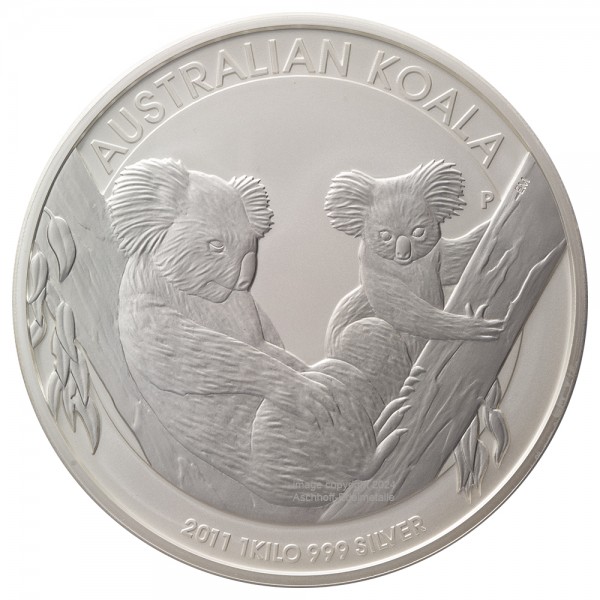 1 Kilogramm (kg) Silber Australian Koala Silbermuenze 2011 Australien