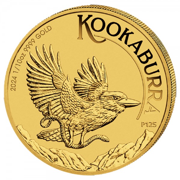 1/10 Unze (oz) Gold Kookaburra 2024 Australien