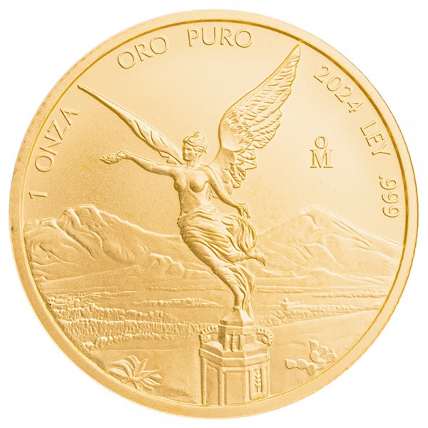 1 Unze (oz) Gold Libertad Goldmuenze 2024 Mexiko