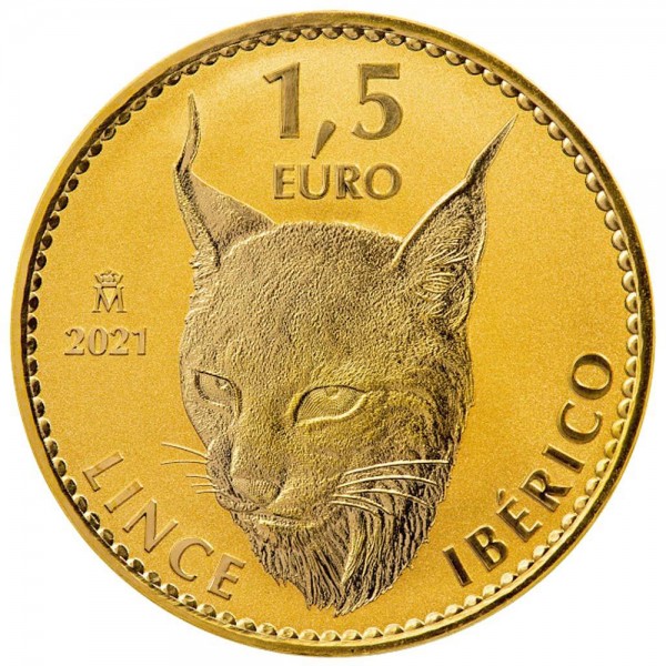 1 Unze (oz) Gold Iberischer Lux 2021 Spanien