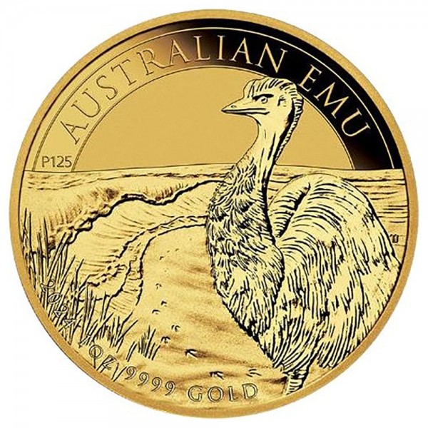 1 Unze (oz) Gold Emu Goldmuenze 2024 Australien